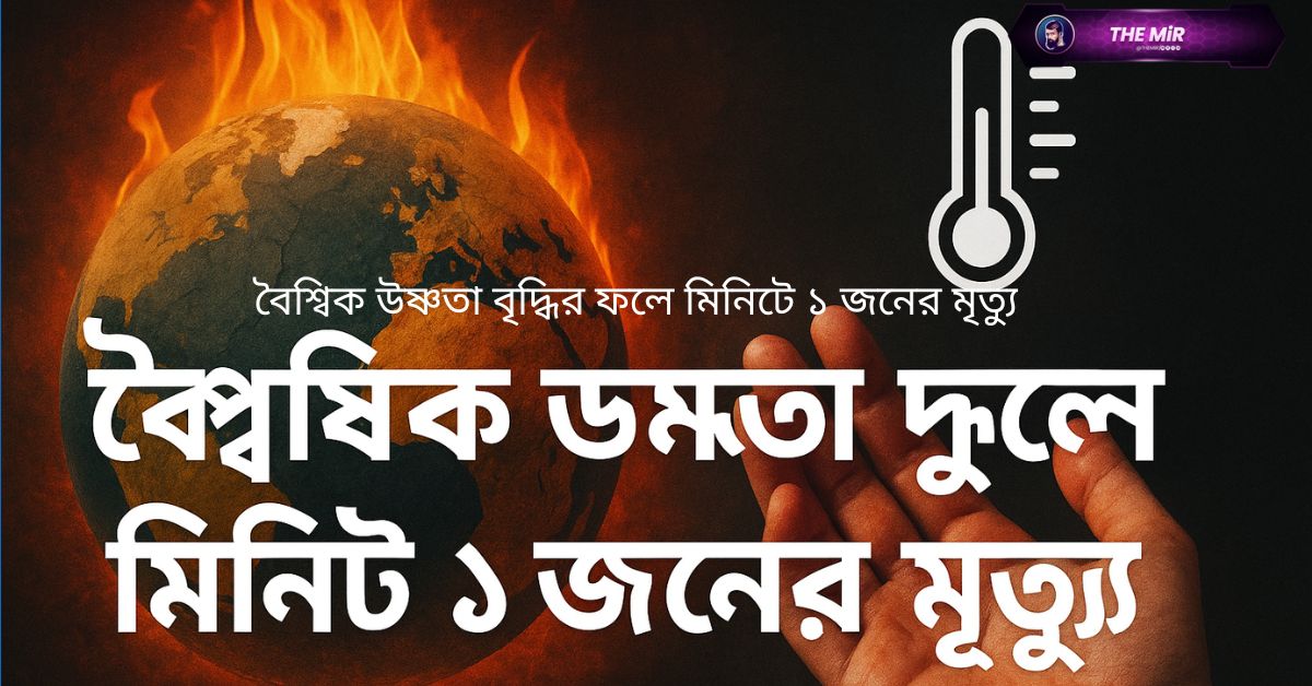 বৈশ্বিক উষ্ণতা বৃদ্ধির ফলে মিনিটে ১ জনের মৃত্যু