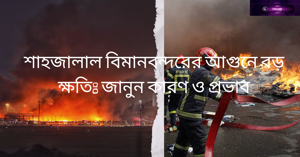 শাহজালাল বিমানবন্দরে ভয়াবহ অগ্নিকাণ্ড